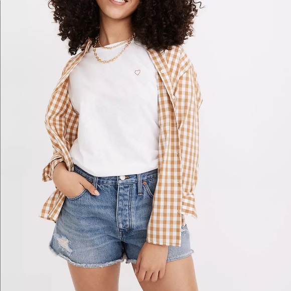 Madewell Pants - NWT Madewell Curvy Relax Denim Shorts